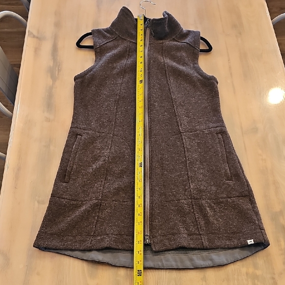 Toad&Co Brown Wool Blend Vest - Picture 4 of 8